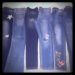 6 pairs of 10/12 Girls jeans